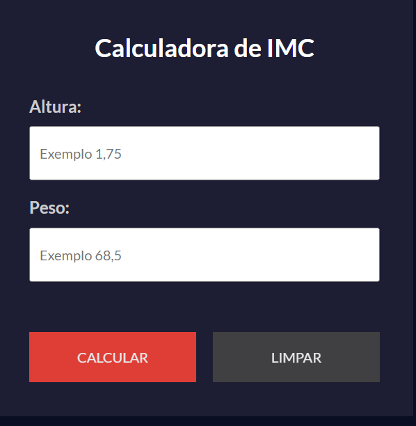 calculadoraIMC